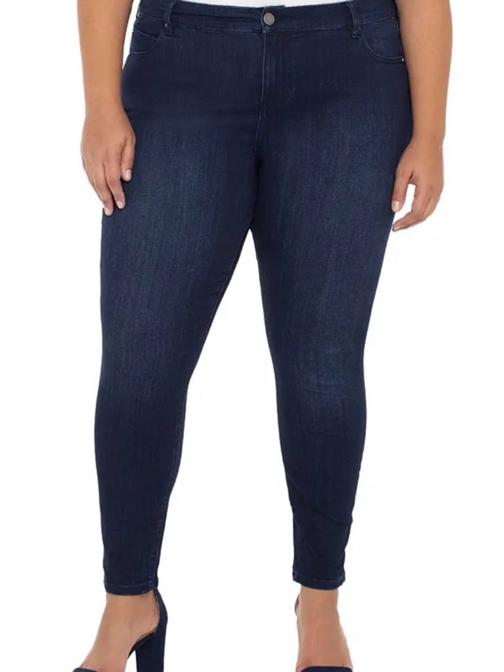 Liverpool Women’s Abby High-Rise Ankle Skinny Jeans in Dark Indigo